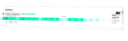Picture of Foley Catheter McKesson 2-Way Coude Tip 5 cc Balloon 12 Fr. Silicone16-SFOL512C