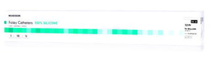 Picture of Foley Catheter McKesson 2-Way Coude Tip 5 cc Balloon 12 Fr. Silicone16-SFOL512C