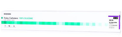 Picture of Foley Catheter McKesson 2-Way Coude Tip 5 cc Balloon 22 Fr. Silicone16-SFOL522C
