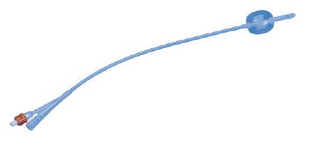 Picture of Foley Catheter Cysto-Care® 2-Way Standard Tip 10 cc Balloon 14 Fr. SiliconeAA6114