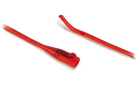 Picture of Urethral Catheter Dover™ Coude Tip Hydrophilic Coated Red Rubber 14 Fr. 12 Inch8403
