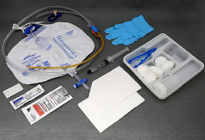Picture of Indwelling Catheter Tray AMSure® Foley 16 Fr. 5 cc Balloon Silicone Coated LatexAS89316