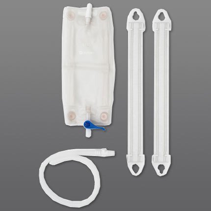 Picture of Urinary Leg Bag Kit Anti-Reflux Valve Sterile Fluid Path 350 mL Vinyl9645
