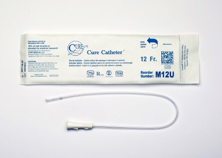 Picture of Urethral Catheter Cure Catheter™ Straight Tip Uncoated PVC 12 Fr. 16 InchM12U