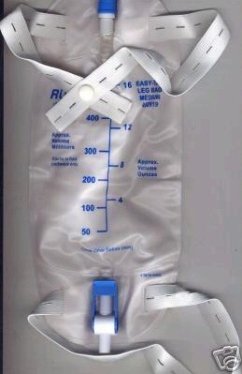 Picture of Urinary Leg Bag Microtek® Anti-Reflux Valve Sterile 600 mL Vinyl87-001