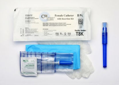 Picture of Intermittent Catheter Kit Cure Twist® Female / Straight Tip 8 Fr.T8K