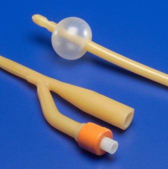 Picture of Foley Catheter Ultramer™ 2-Way Standard Tip 5 cc Balloon 16 Fr. Hydrogel Coated Latex1616