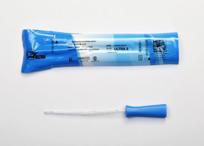 Picture of Urethral Catheter Cure Ultra® Straight Tip Lubricated PVC 8 Fr. 6 InchULTRA8
