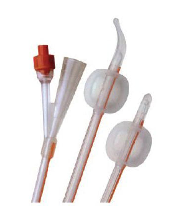 Picture of Foley Catheter Folysil® 2-Way Standard Tip 30 cc Balloon 24 Fr. SiliconeAA6C24