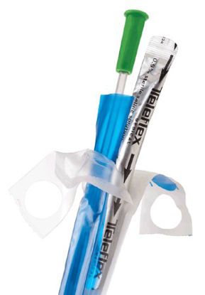 Picture of Urethral Catheter FloCath® QUICK™ Coude Tip Hydrophilic Coated PVC 14 Fr. 16 Inch220600140