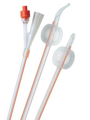 Picture of Foley Catheter Folysil® 2-Way Standard Tip 5 - 15 cc Balloon 22 Fr. SiliconeAA6122