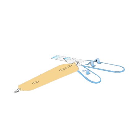 Picture of Urinary Leg Bag Urocare® Anti-Reflux Valve NonSterile 44 oz. Latex9544