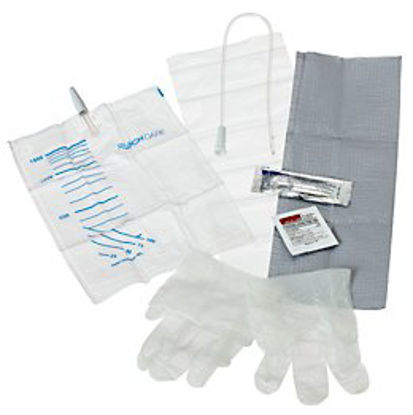 Picture of Intermittent Catheter Kit Easy Cath™ Straight Tip 14 Fr. Without Balloon PVCECK140