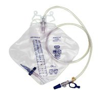 Picture of Urinary Drain Bag AMSure® Anti-Reflux Valve Sterile Fluid Path 2000 mL VinylAS312