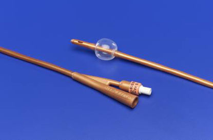 Picture of Foley Catheter Dover™ IC 2-Way Standard Tip 30 cc Balloon 22 Fr. Silver Hydrogel Coated Silicone630229IC