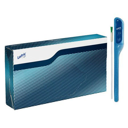 Picture of Urethral Catheter LoFric® Origo™ Nelaton Tip Hydrophilic Coated Polyolefin-based Elastomer (POBE) 18 Fr. 16 Inch4431840