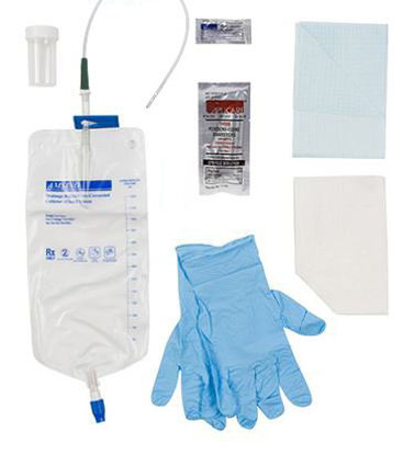 Picture of CATHETER TRAY, URETHRAL COLL BAG 1200ML 14FR STR (20/CS)AS89214R