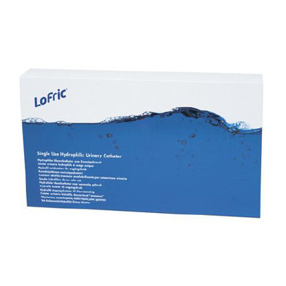 Picture of Urethral Catheter LoFric® Origo™ Coude Tip Hydrophilic Coated Polyolefin-based Elastomer (POBE) 10 Fr. 16 Inch4441040