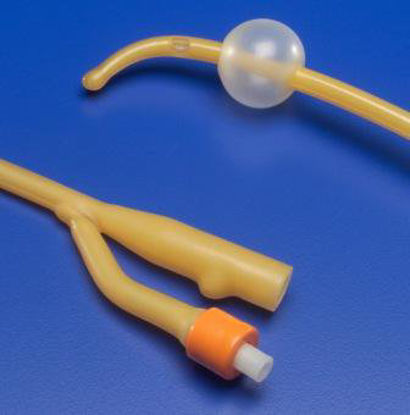 Picture of Foley Catheter Ultramer™ 2-Way Coude Tip 30 cc Balloon 20 Fr. Hydrogel Coated Latex1420C