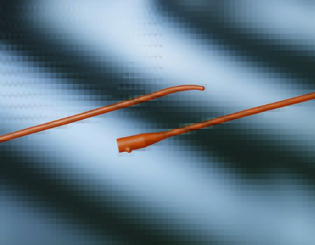 Picture of Urethral Catheter Bard® Tiemann Tip Red Rubber 14 Fr. 16 Inch010114