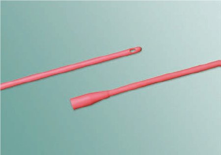 Picture of Urethral Catheter Bardia® Coude Olive Tip Red Rubber 16 Fr. 16 Inch802516