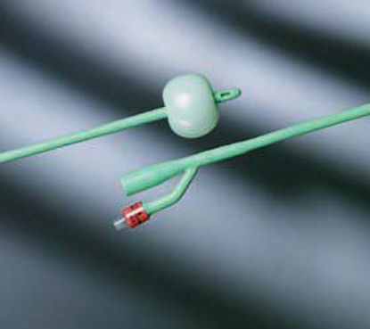 Picture of Foley Catheter Silastic® 2-Way Round Tip 5 cc Balloon 22 Fr. Silicone Coated Latex33622