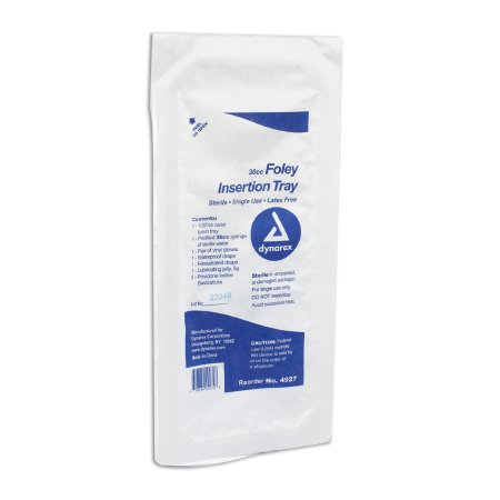 Picture of Catheter Insertion Tray Dynarex® Foley Without Catheter Without Balloon Without Catheter4927