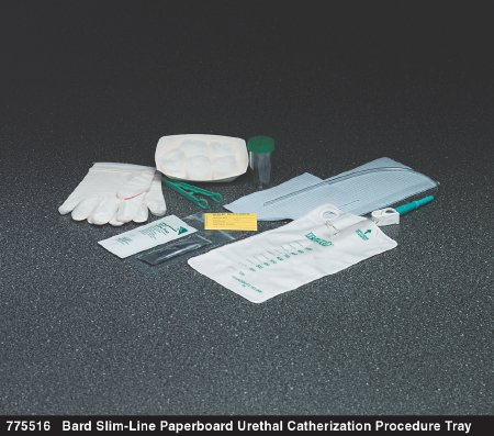 Picture of Intermittent Catheter Tray Bard® Urethral / Straight 16 Fr. Without Balloon Plastic775516