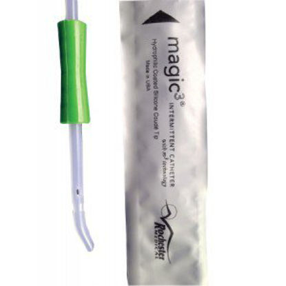 Picture of Urethral Catheter Magic3® Coude Tip Hydrophilic Coated Silicone 12 Fr. 16 Inch50612