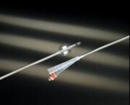 Picture of Foley Catheter Lubri-Sil® 2-Way Standard Tip 5 cc Balloon 20 Fr. Antimicrobial Hydrogel Coated Silicone1758SI20