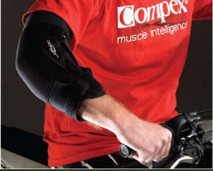 Picture of Elbow Guard DonJoy® Medium Elastic Strap Right / Left Elbow 11-1/2 to 13 Inch Length Black11-1003-3-06000