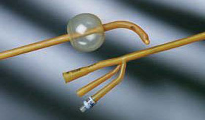 Picture of Foley Catheter Bardex® 3-Way Standard Tip 30 cc Balloon 20 Fr. Latex0167V20S