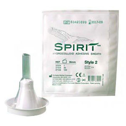 Picture of Male External Catheter Spirit™3 Self-Adhesive Hydrocolloid Silicone Intermediate39103