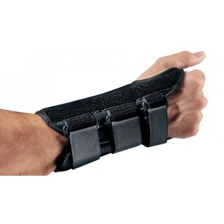 Picture of Wrist Brace ProCare® ComfortFORM™ Aluminum / Foam / Lycra® Left Hand Black Small81-97893