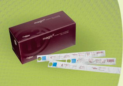 Picture of Urethral Catheter Magic3® Straight Tip Hydrophilic Coated Silicone 18 Fr. 6 Inch51618