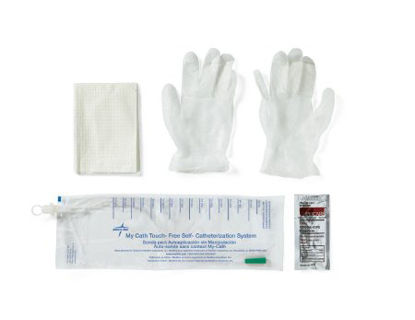 Picture of Intermittent Catheter Kit My-Cath™ Touch-Free Closed System / Self Catheter 14 Fr. Without Balloon VinylDYND10440