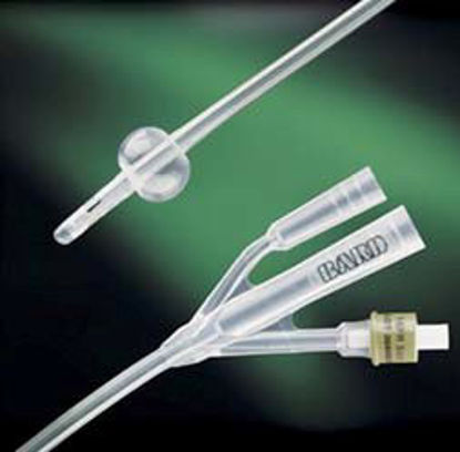 Picture of Foley Catheter Lubri-Sil® 3-Way Standard Tip 5 cc Balloon 22 Fr. Hydrogel Coated Silicone70522L