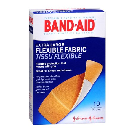 Picture of Adhesive Strip Band-Aid® Flexible Fabric 1-3/4 X 2 Inch Fabric Rectangle Tan Sterile00381371183418
