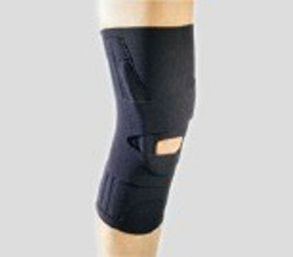Picture of Lateral Knee Stabilizer ProCare® 2X-Large Hook and Loop Strap Closure 26-1/2 to 29-1/2 Inch Thigh Circumference / 19 to 21 Inch Knee Circumference / 20 to 22 Inch Calf Circumference Left Knee79-94479