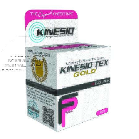 Picture of Kinesiology Tape Kinesio® Tex Gold™ FP Water Resistant Cotton 2 Inch X 5-1/2 Yard Red NonSterile24-4872