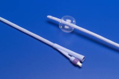 Picture of Foley Catheter Dover™ 2-Way Standard Tip 3 cc Balloon 8 Fr. Silicone8887603085