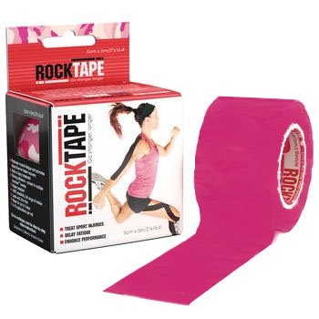 Picture of Kinesiology Tape Rock Tape® Water Resistant Cotton / Nylon 2 Inch X 5 Yard Pink NonSterile081678671