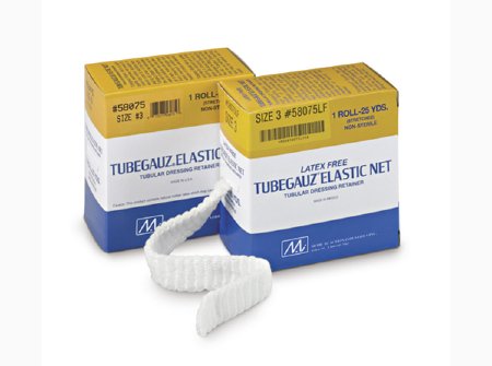 Picture of Elastic Net Retainer Dressing Tubegauz™ Tubular Elastic 3 Inch X 25 Yard Size 10 White Chest / Upper Torso NonSterile58082