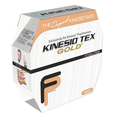 Picture of Kinesiology Tape Kinesio® Tex Gold™ FP Water Resistant Cotton 3 Inch X 5 Yard Beige NonSterile24-4876