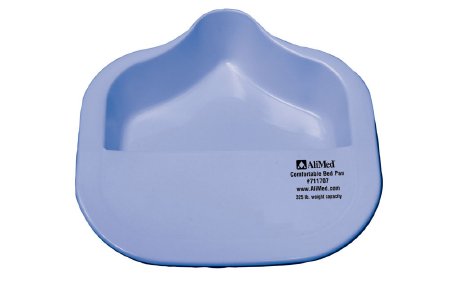 Picture of Conventional Bedpan Alimed® Lower Profile Blue 2 Quart / 1893 mL711707