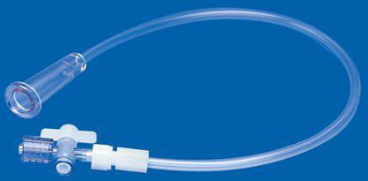 Picture of Connecting Tube Cook® Outer Diameter 14 Fr., Length 40 cm, With Stopcock, Drainage Bag Connector, Sterile, DisposableG02327