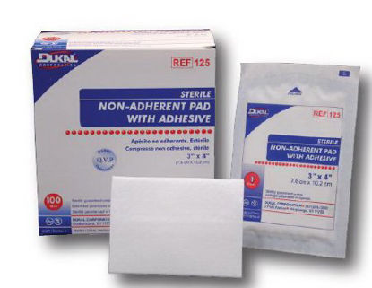 Picture of Non-Adherent Dressing Dukal™ Cotton 2 X 3 Inch Sterile124