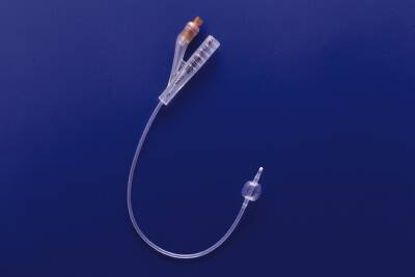 Picture of Foley Catheter Silkomed 2-Way Standard Tip 3 cc Balloon 8 Fr. Silicone170003080