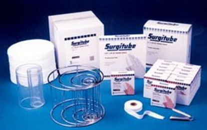 Picture of Tubular Retainer Dressing Surgitube® Cotton 1-1/2 Inch X 50 Yard Size 3 Beige Hand / Wrist / Foot NonSterileGL211