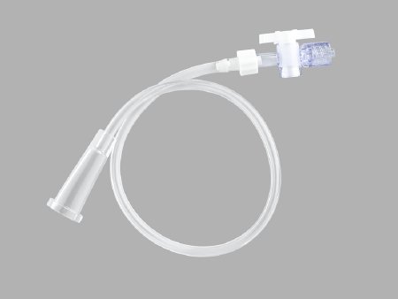 Picture of Connecting Tube Cook® Outer Diameter 14 Fr., Length 30 cm, With Stopcock, Drainage Bag Connector, Sterile, DisposableG02898